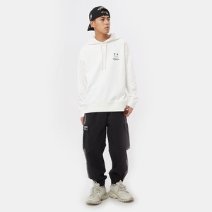 送料無料【HIPANDA ハイパンダ】メンズ フーディー スウェット MEN'S BIG LOGO PRINT HOODIE SWEAT SHIRT / WHITE・BLACK・BEIGE