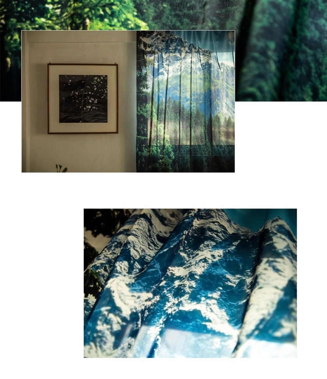 switzerland fabric poster 135*230cm / シフォン ファブリック