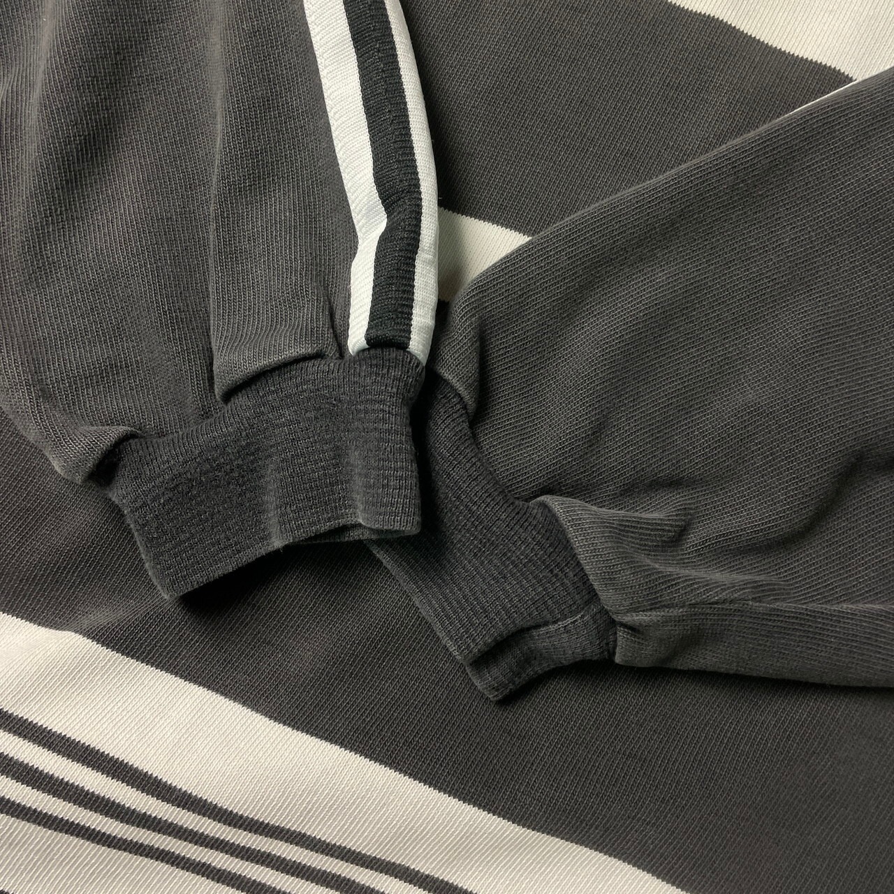 70~80年代 adidas アディダス ラガーシャツ ボーダー メンズL相当 古着 