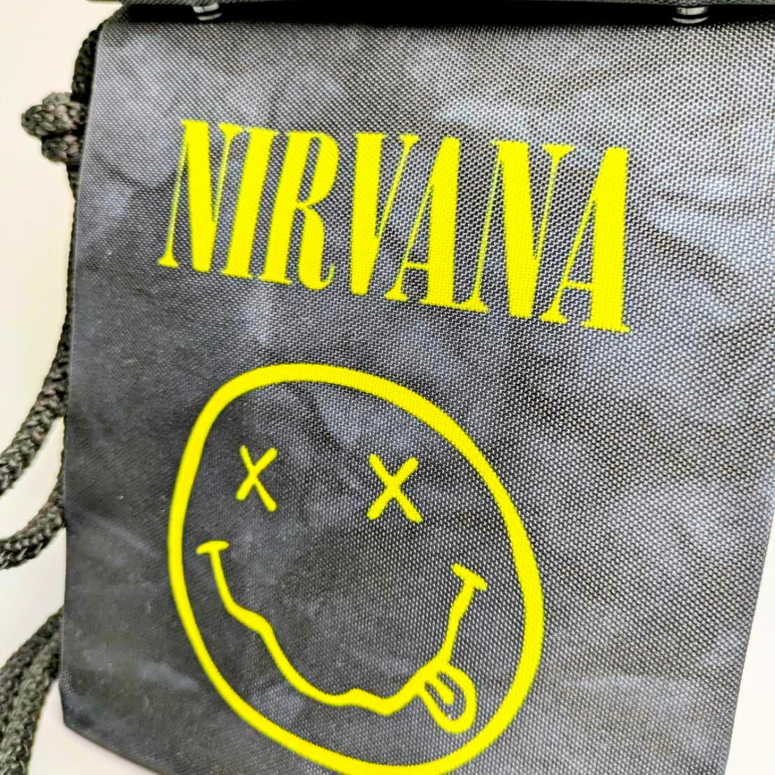 ♧【 Nirvana（ ニルヴァーナ ）】ロープショルダーバッグ＊パッケージ風〚アメリカン雑貨 アメトイ〛