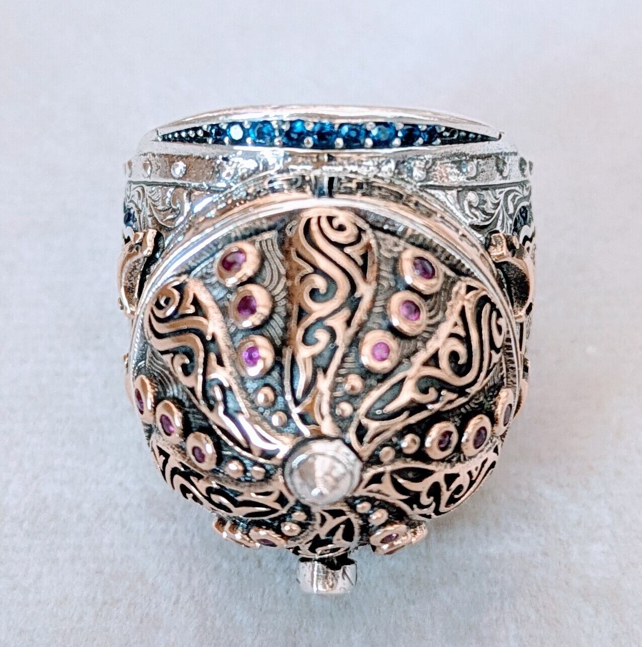 メンズ ハンドメイド リング（兜）925silver | HAYAT TURKISH STYLE