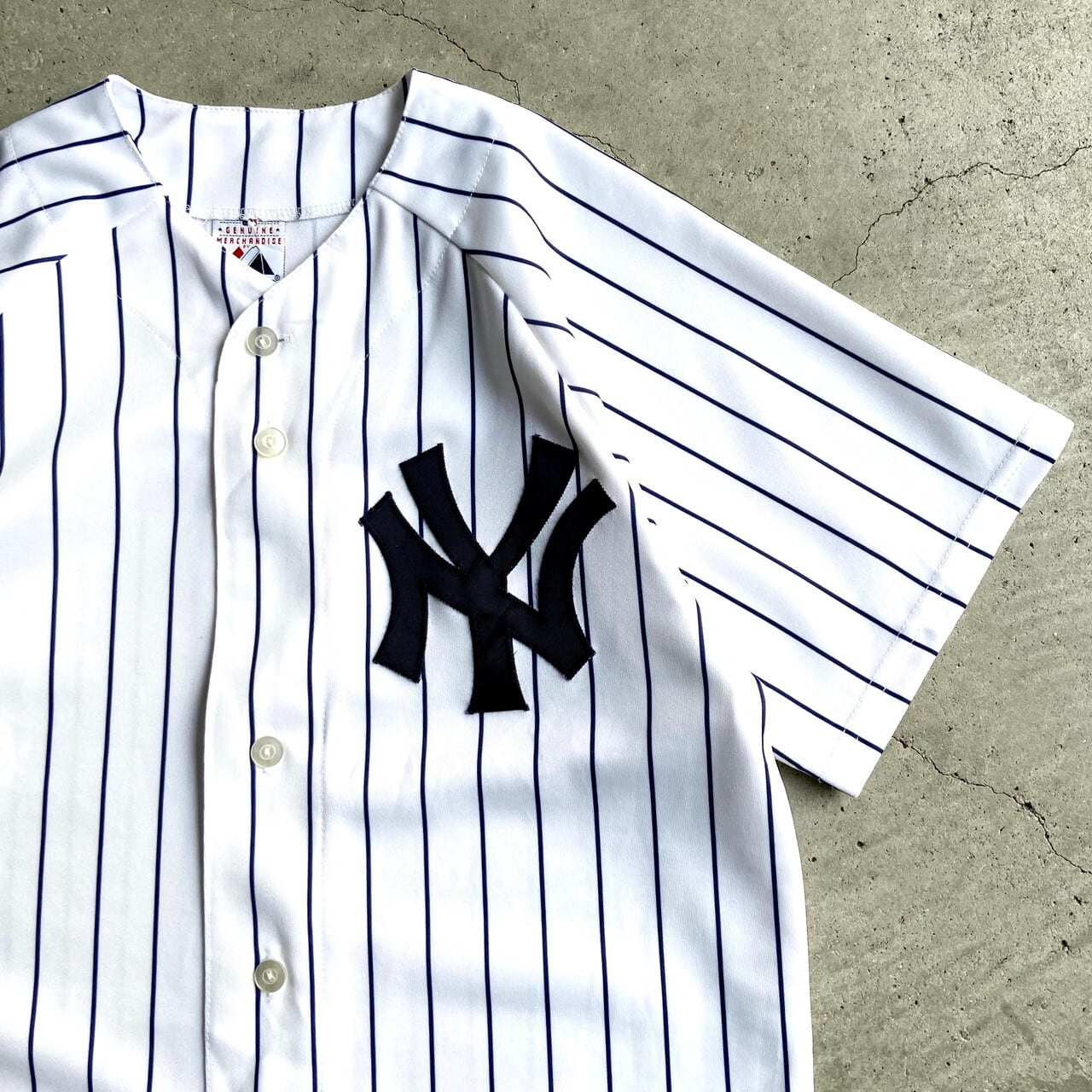 USA製★ヤンキース　majestic ny yankees ストライプ 90s