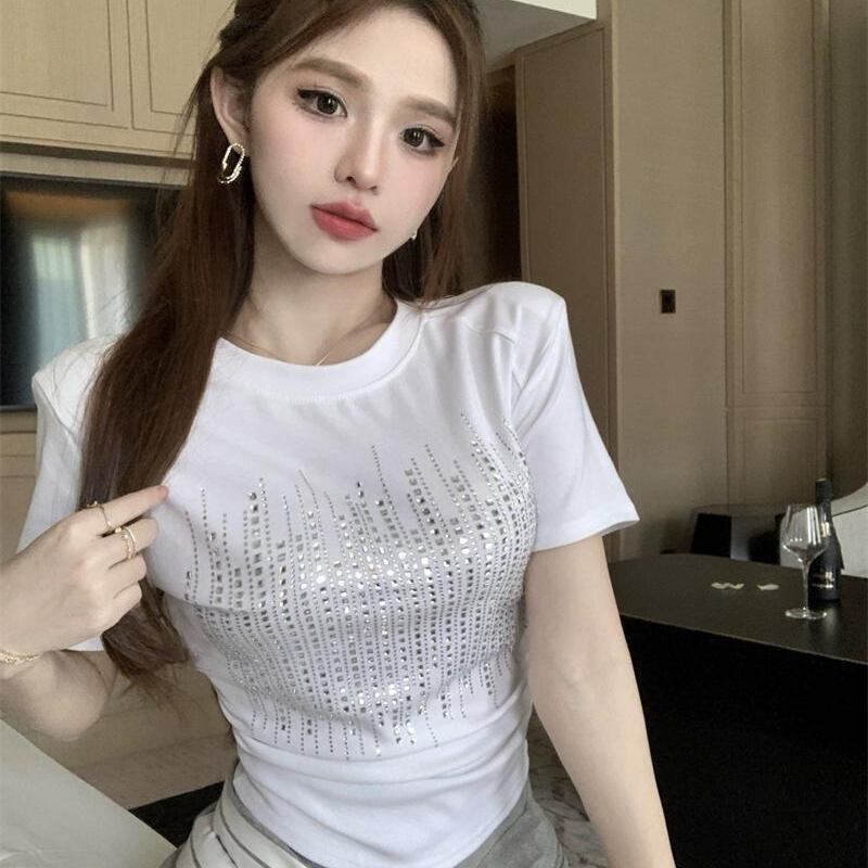 yori ヨリ コットンティアードフレアカットソー 半袖 クルーネック 日本製