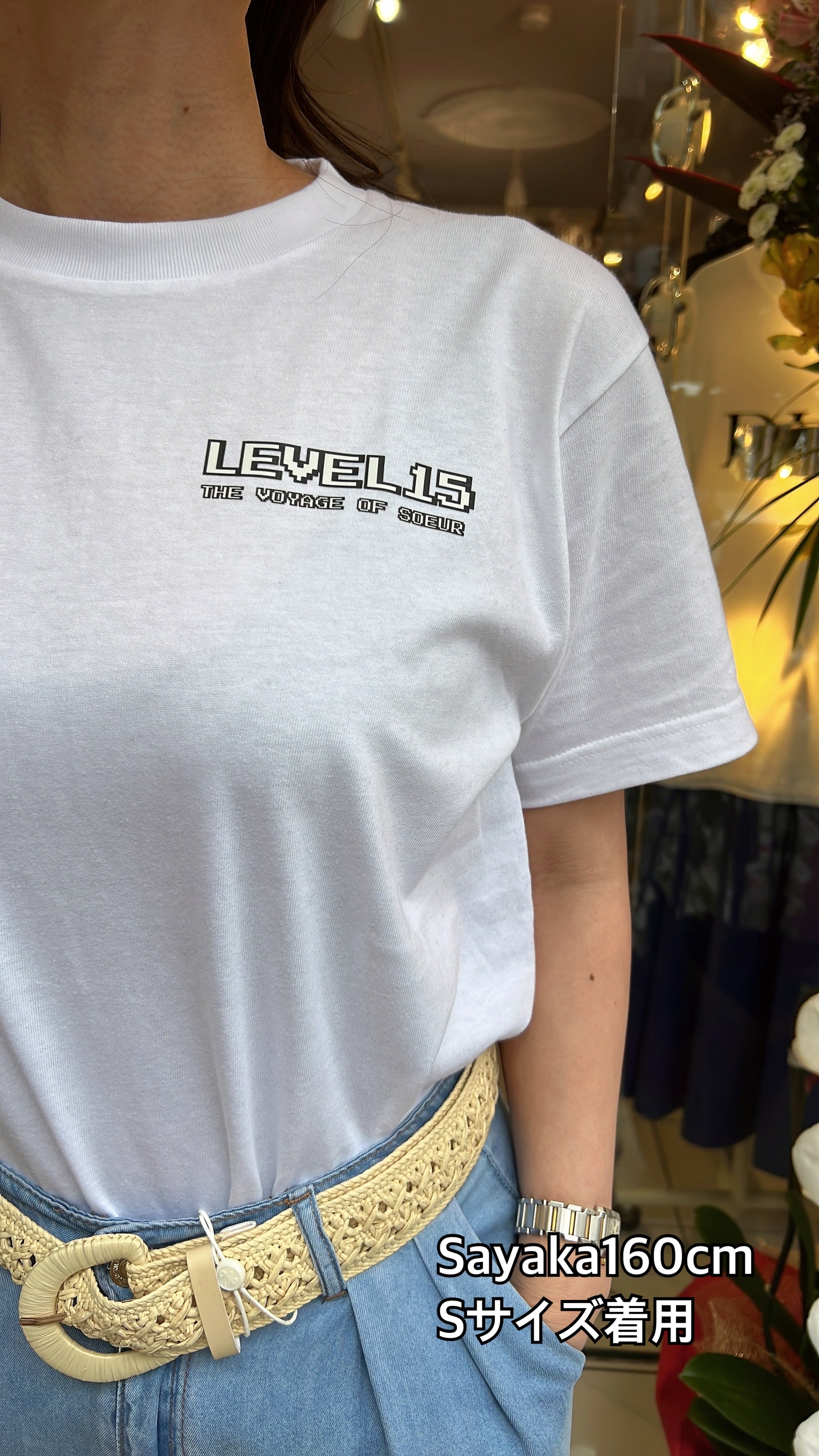15周年限定LEVEL15 Tシャツ WHITE | soeurスール神戸