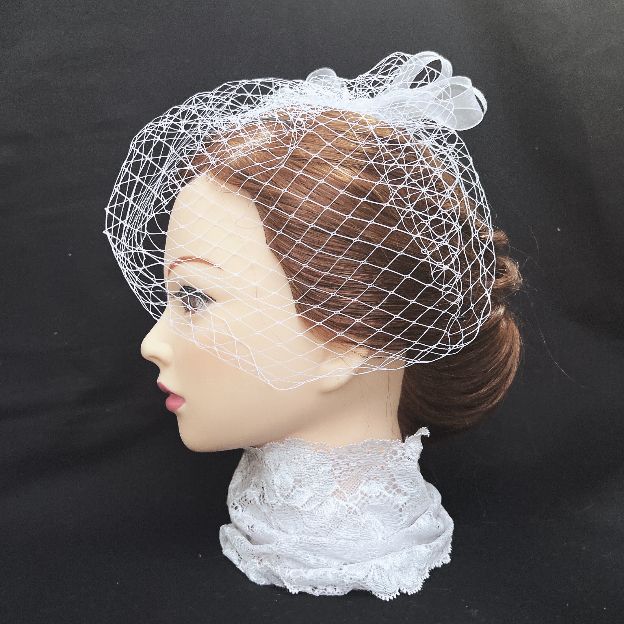 バードゲージベールとリボン