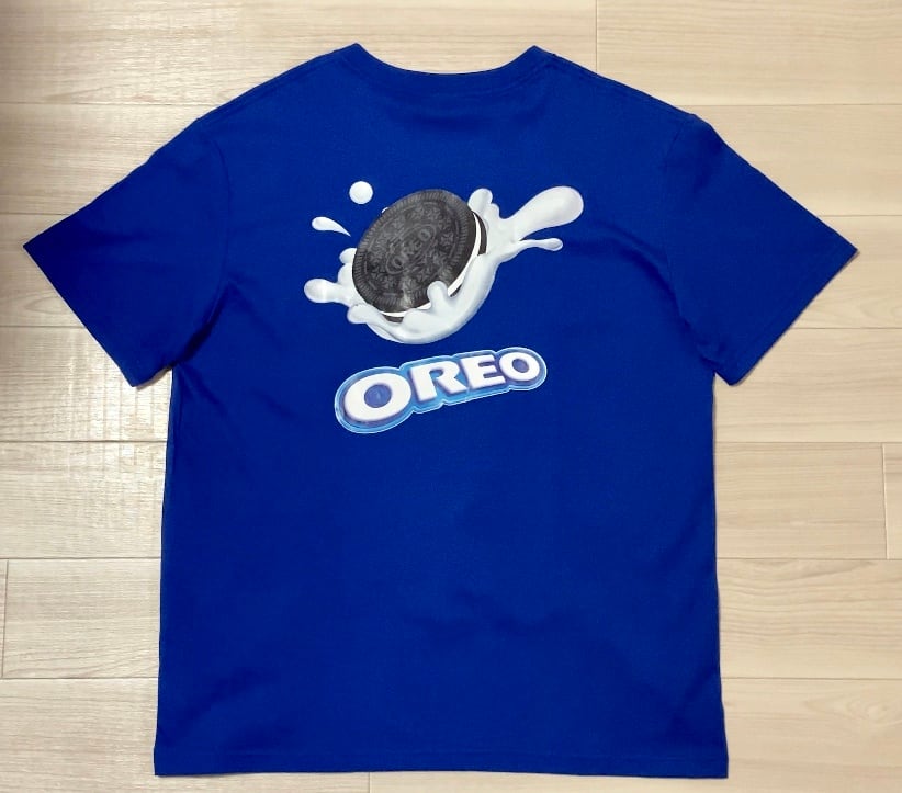 企業ロゴ 新品 Oreo/オレオ Tシャツ バックプリント 両面ロゴ Tee