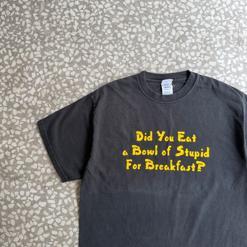 DELTA / 90’-00’s Message Tee “皮肉系” size L