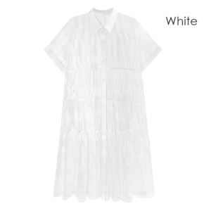 Lace Sheer Dress / レース シアー ロング ワンピース