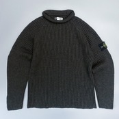 2001AW STONE ISLAND Roll Neck Wool Knit Jumper