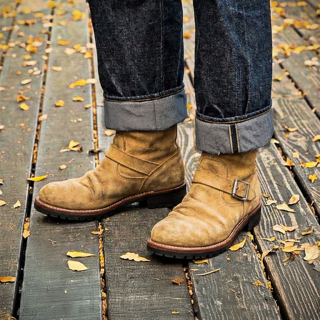 TS-015 / ENGINEER BOOTS / BEIGE/S | 瀧口商店