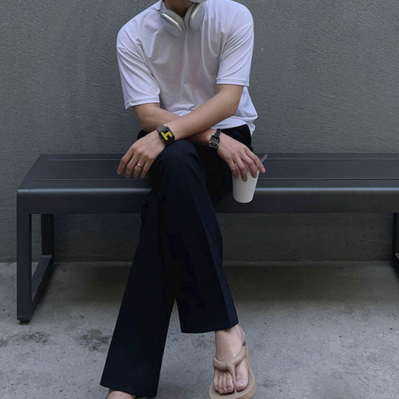 シンプルフレアレッグパンツ　MT0080120