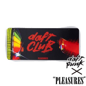 【PLEASURES/プレジャーズ×DAFT PUNK/ダフト・パンク】DAFT CLUB GAMING PAD マウスパッド / BLACK / 13485 セール対象外