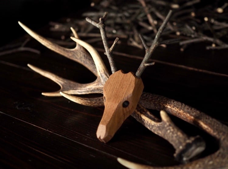 壁掛けオブジェ シカ | Ocho Camp