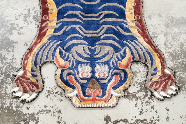 Tibetan Tiger Rug 《Sサイズ•シルク182》チベタンタイガーラグ