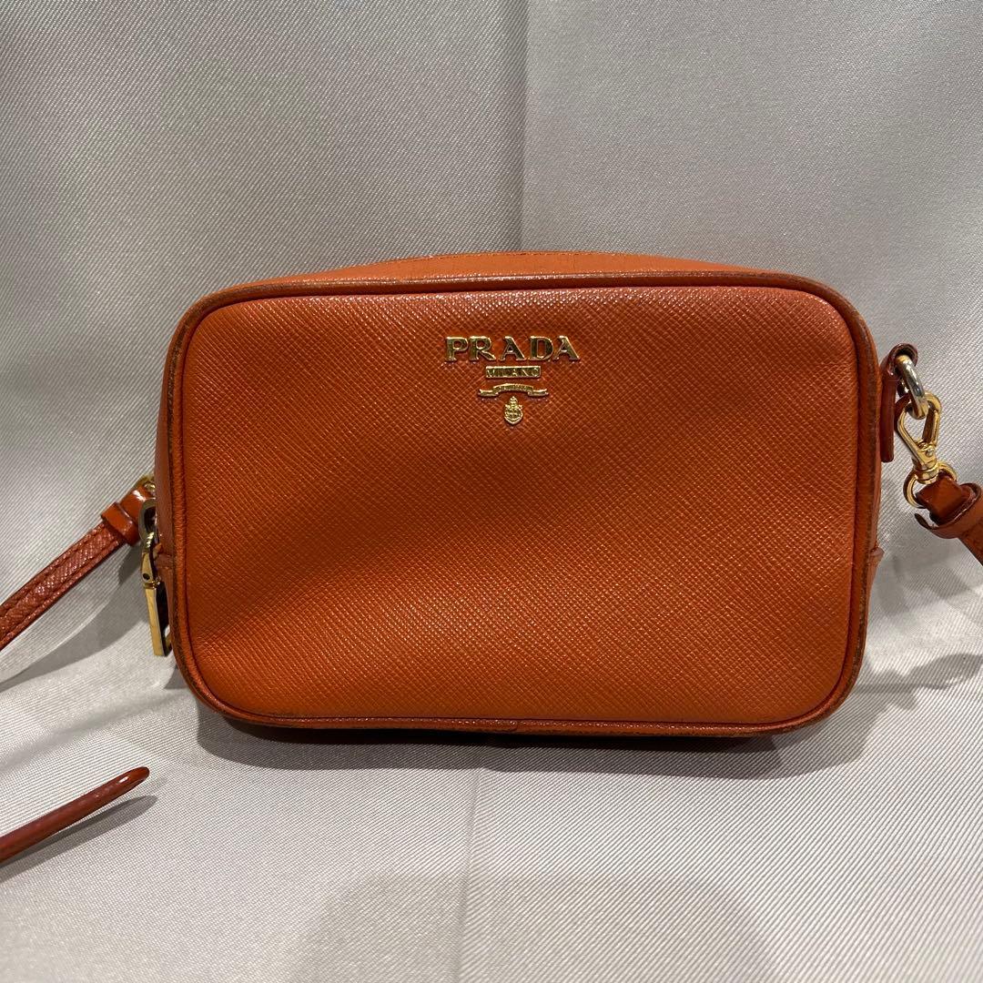 PRADA サフィアーノレザー ミニショルダーバッグ PRADA プラダ サフィアーノ レザー ミニショルダーバッグ レディース