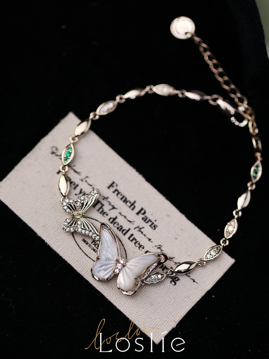 白蝶が恋を運ぶブレスレット♥A32