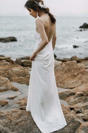 ウエディングドレス 二次会 結婚式 エンパイア パーティードレス