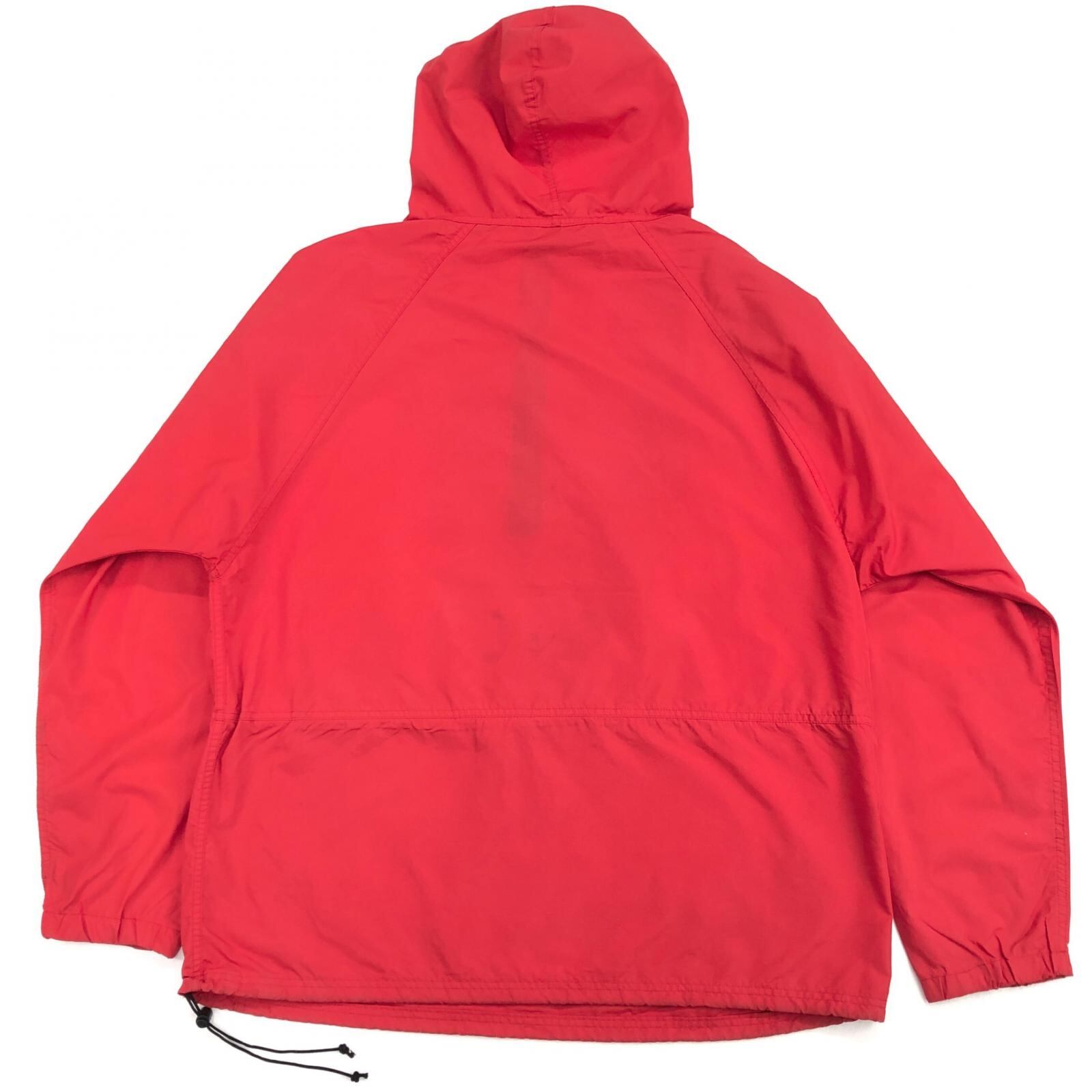 90s L.L.Bean エルエルビーン ナイロン プルオーバー シャツ レッド 