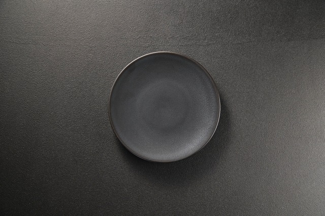 MORIYAMA グラファイトブラック フラットプレート φ24.0cm