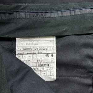 VERSACE single stripe suits set-up