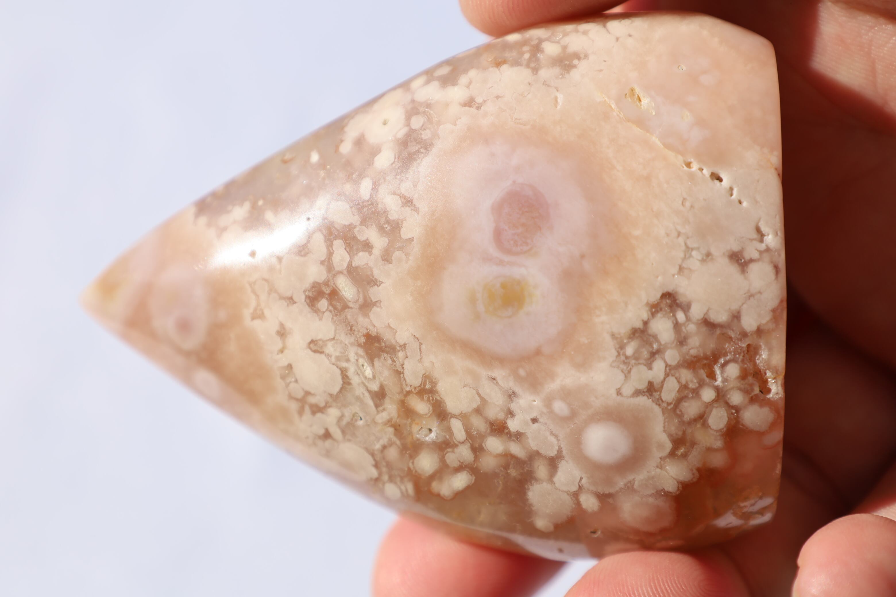 ①ピンクアメジスト⭐️桜瑪瑙⭐️花瑪瑙⭐️スラブ⭐️フラワーアゲート⭐️チェリーブロッサム 桜瑪瑙タワー ピンク〜グレージュ チェリーブロッサムアゲート