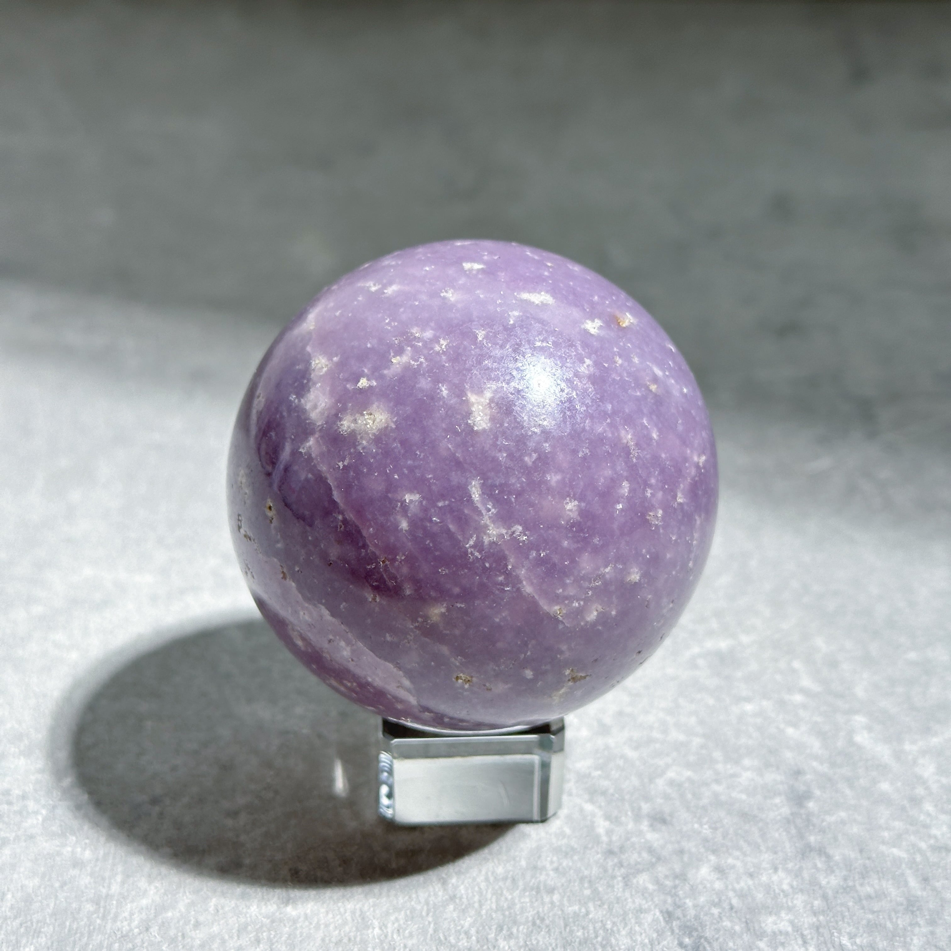 レピドライト スフィア12◇Lepidolite◇天然石・鉱物・パワーストーン