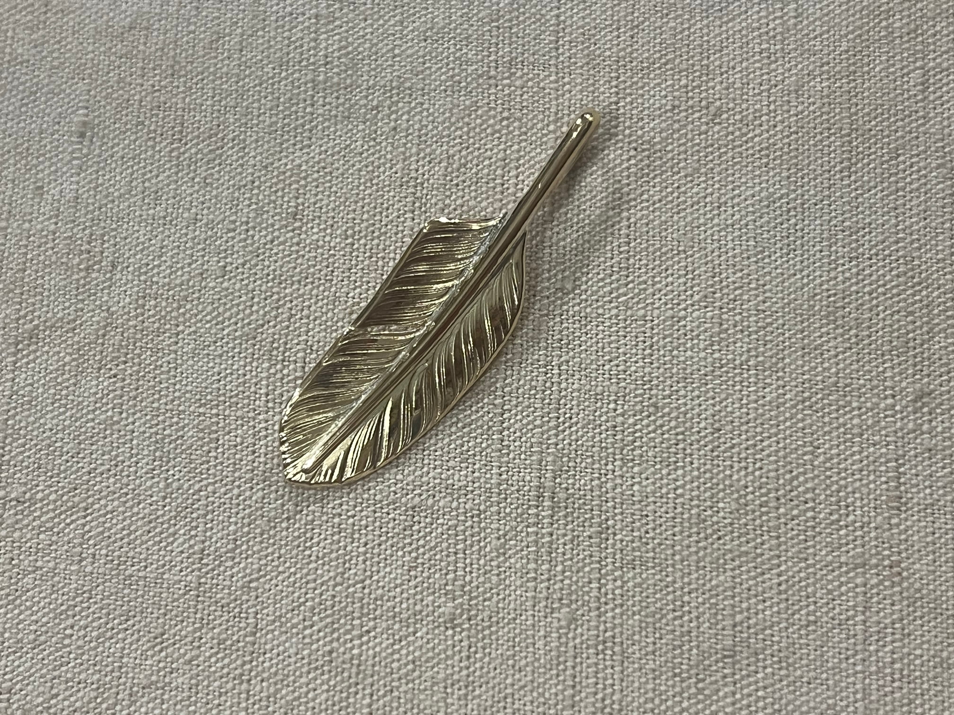 cholos チョロス　先金フェザー cholos(チョロス) / ネックレス/SILVER/SLV/トップ有/フェザー2枚/8cm