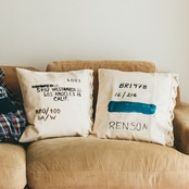 Vintage Canvas Cushion Cover