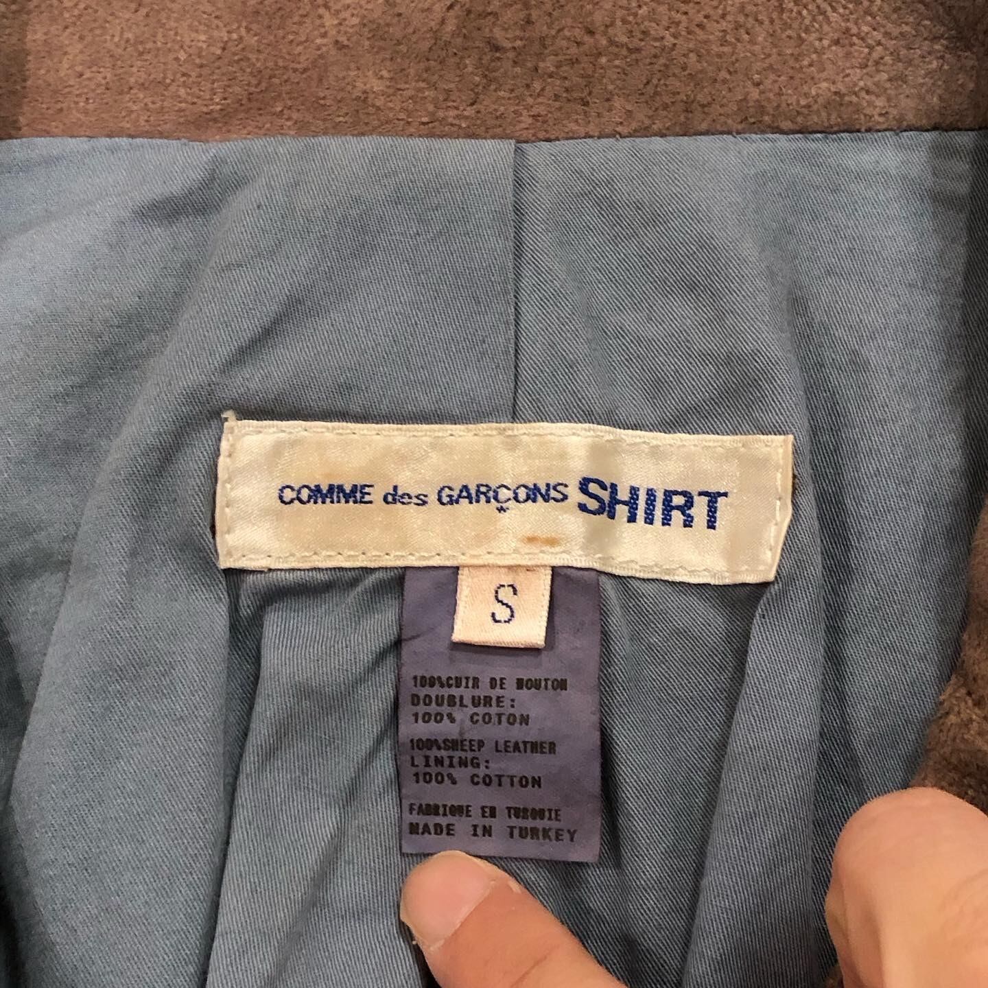 80s Comme des Garcons SHIRT leather tailored jacket【高円寺店 
