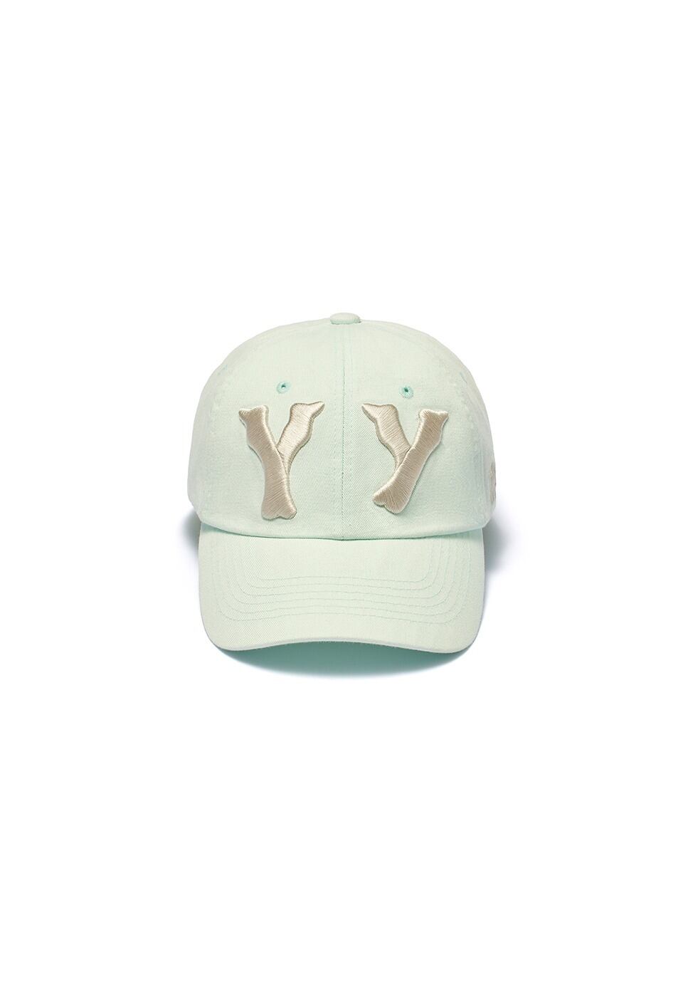 OPEN YY] YY HEART BONE BALL CAP, MINTY WHITE 正規品 韓国ブランド