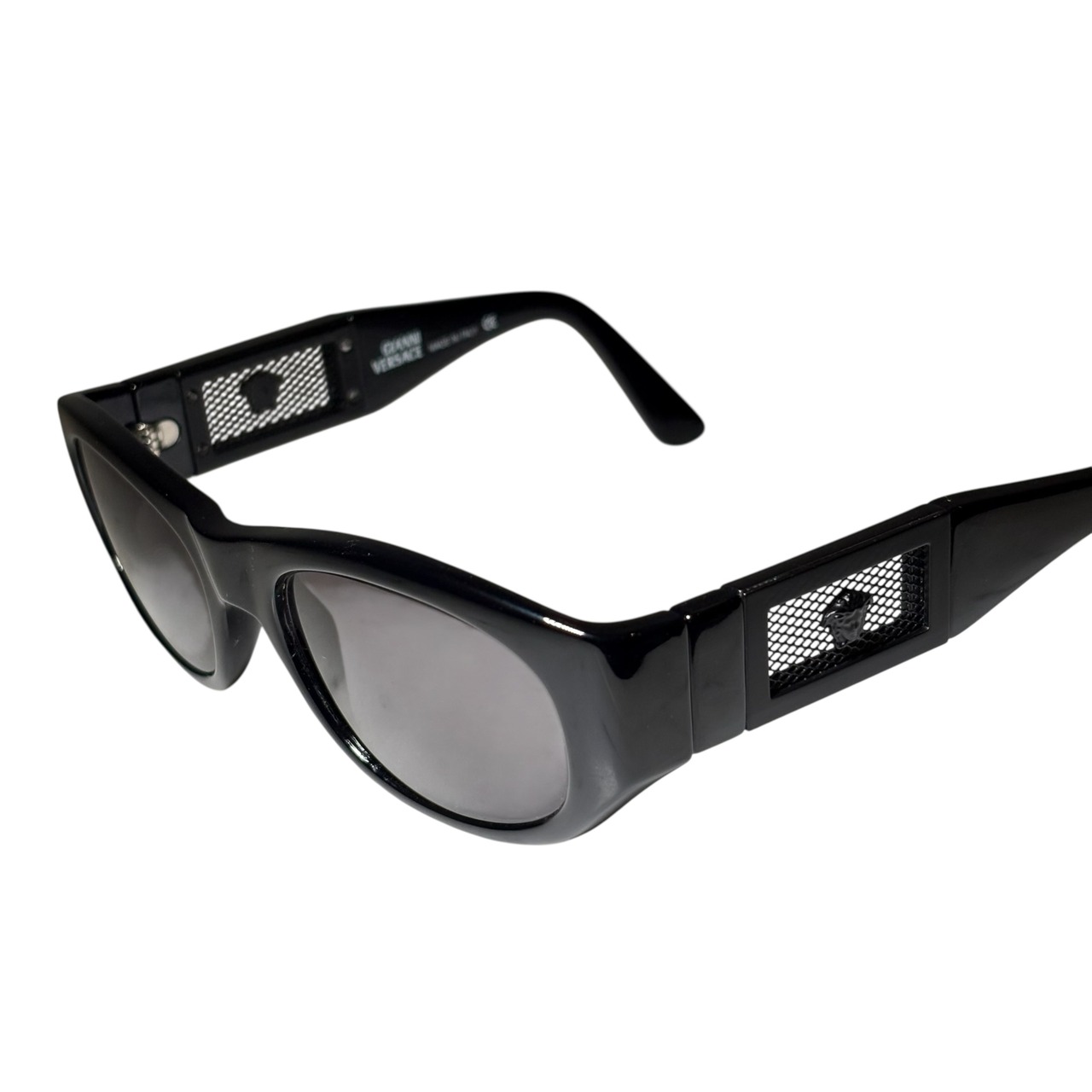 GIANNI VERSACE all black frame sunglasses