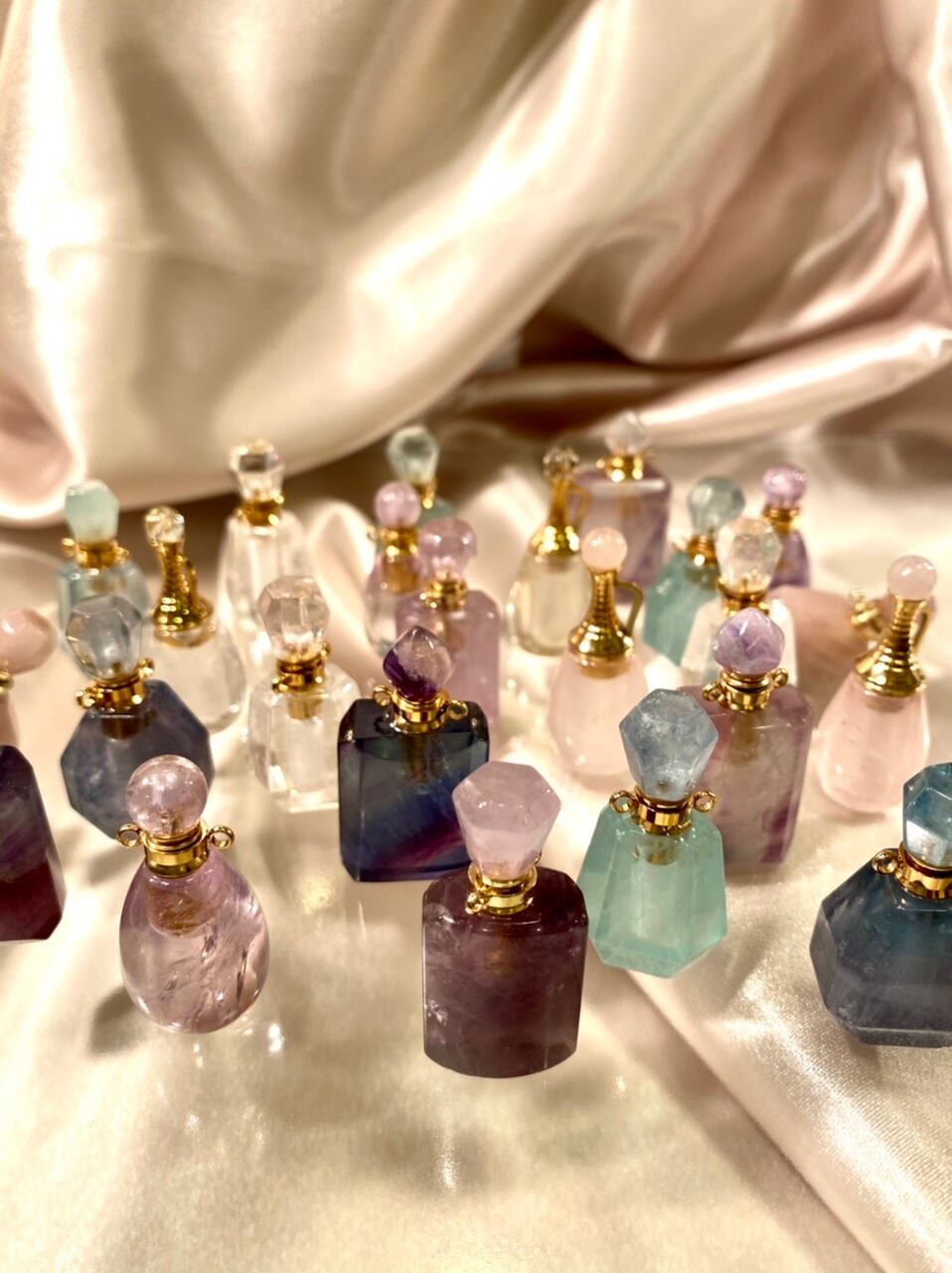 香水瓶 アメジスト 丸 | Clione Style-部屋に飾る宝石