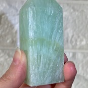 ピスタチオカルサイトタワー*ポイント*天然石インテリア*パキスタン産*T34