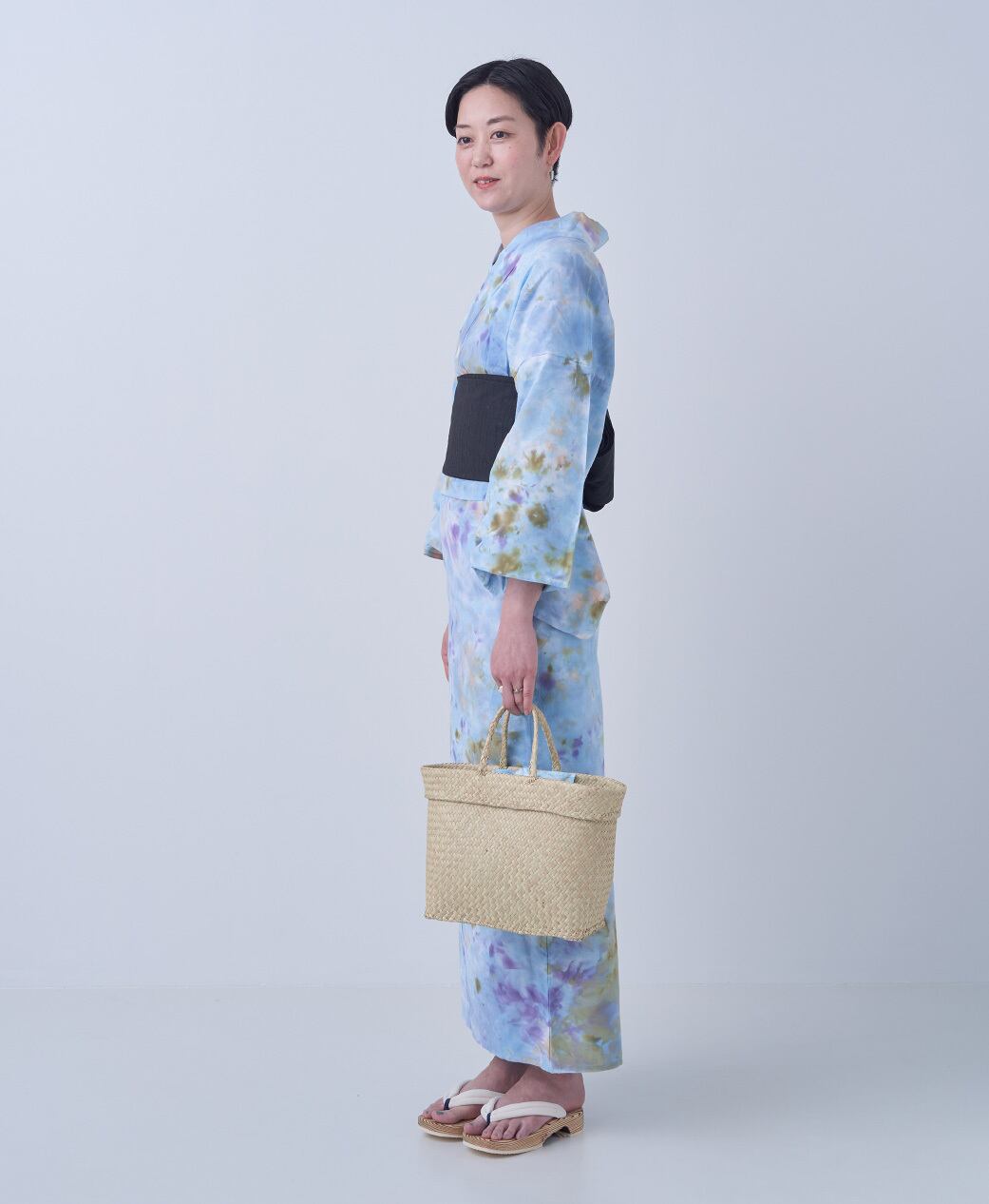 プレタ浴衣 OCEAN turquise marble | KIRISEN 桐染