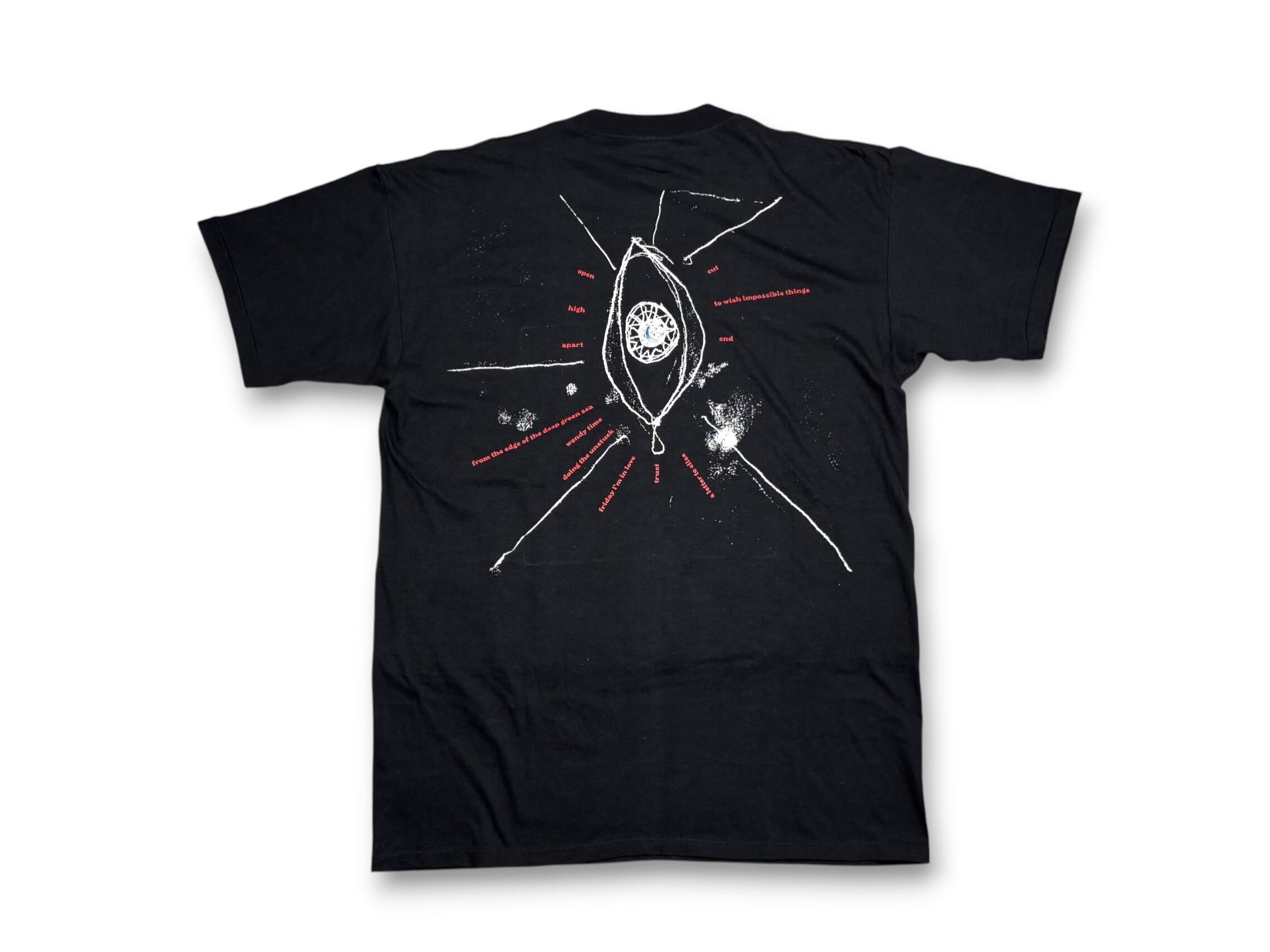 92s THE CURE WISH T-SHIRT BROCKUM made in USA | BLACK BOX STORE
