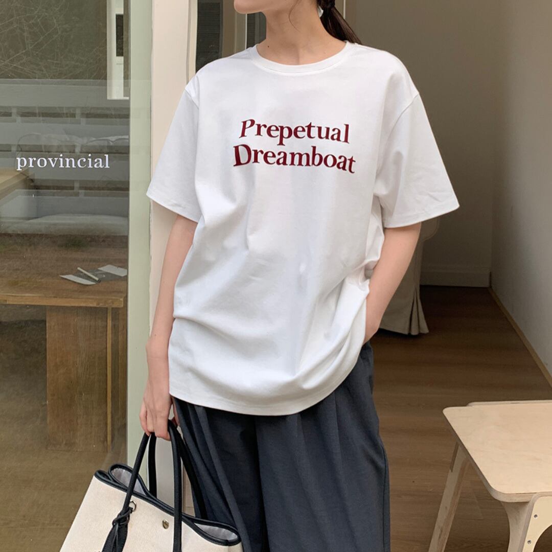 ロゴ プリント Tシャツ/2color 3412624