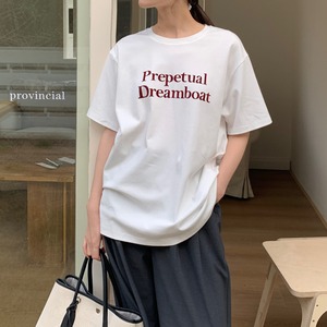 ロゴ プリント Tシャツ/2color 3412624