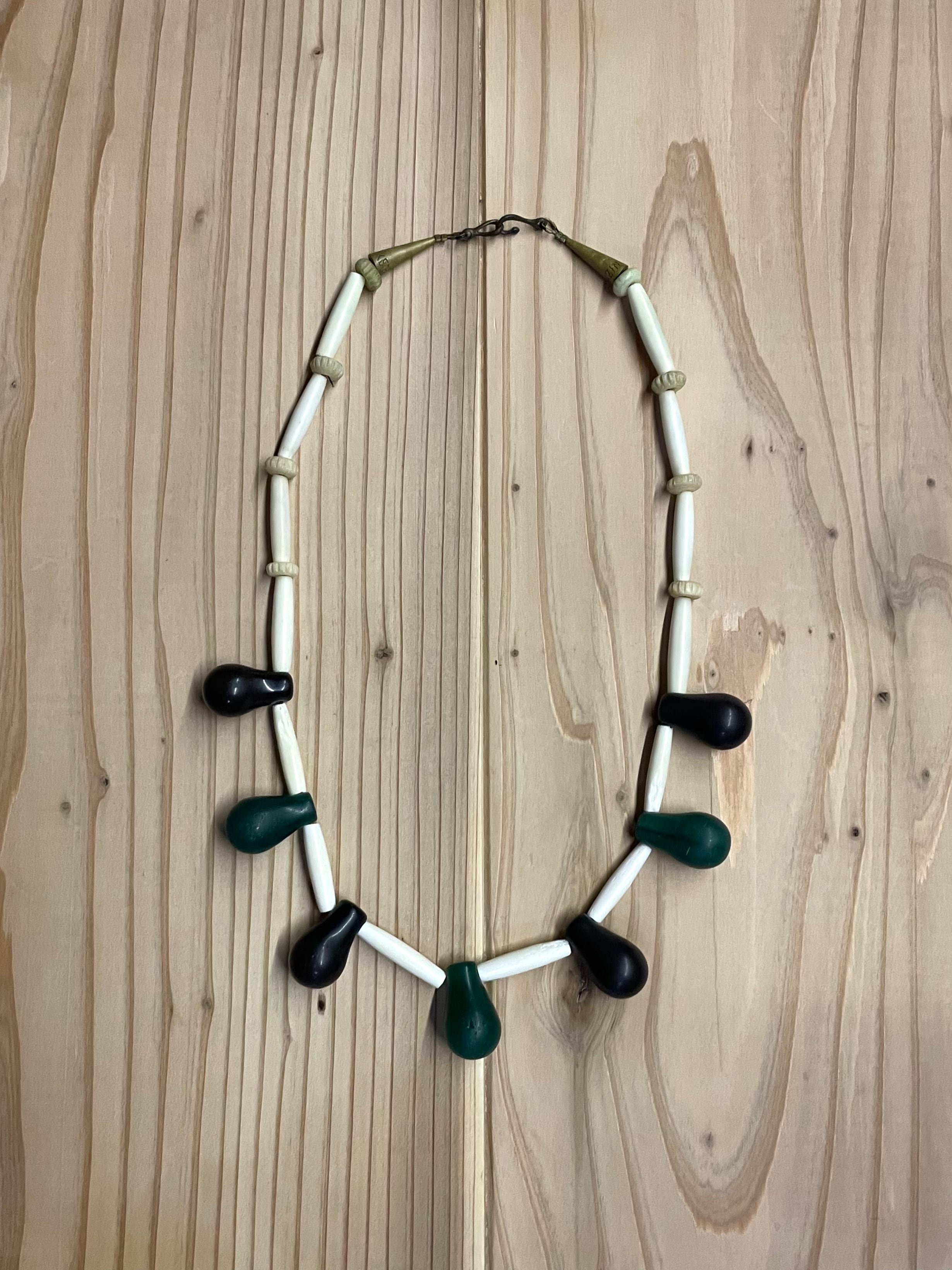 【ケンジン】ビンテージ ガラスビーズ ネックレス/VINTAGE  GLASS BEADS NECKLACE "KENZIN"