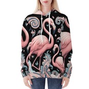 Women's All Over Print Hoodie Paisley 4629