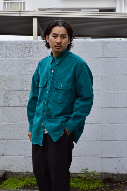 Cabelas 90s Heavy Chamois Cloth Shirts Made in USA カベラス90s US古着 シャモアクロスシャツ