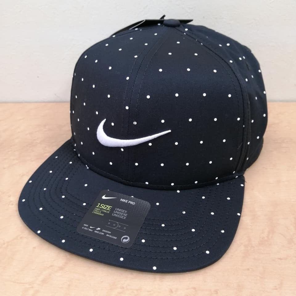 NIKE ナイキ ゴルフ キャップ エアロビル 帽子 ドット柄 黒 | FREAK スポーツウェア通販・海外ブランド・日本国内未入荷・海外直輸入 powered by BASE