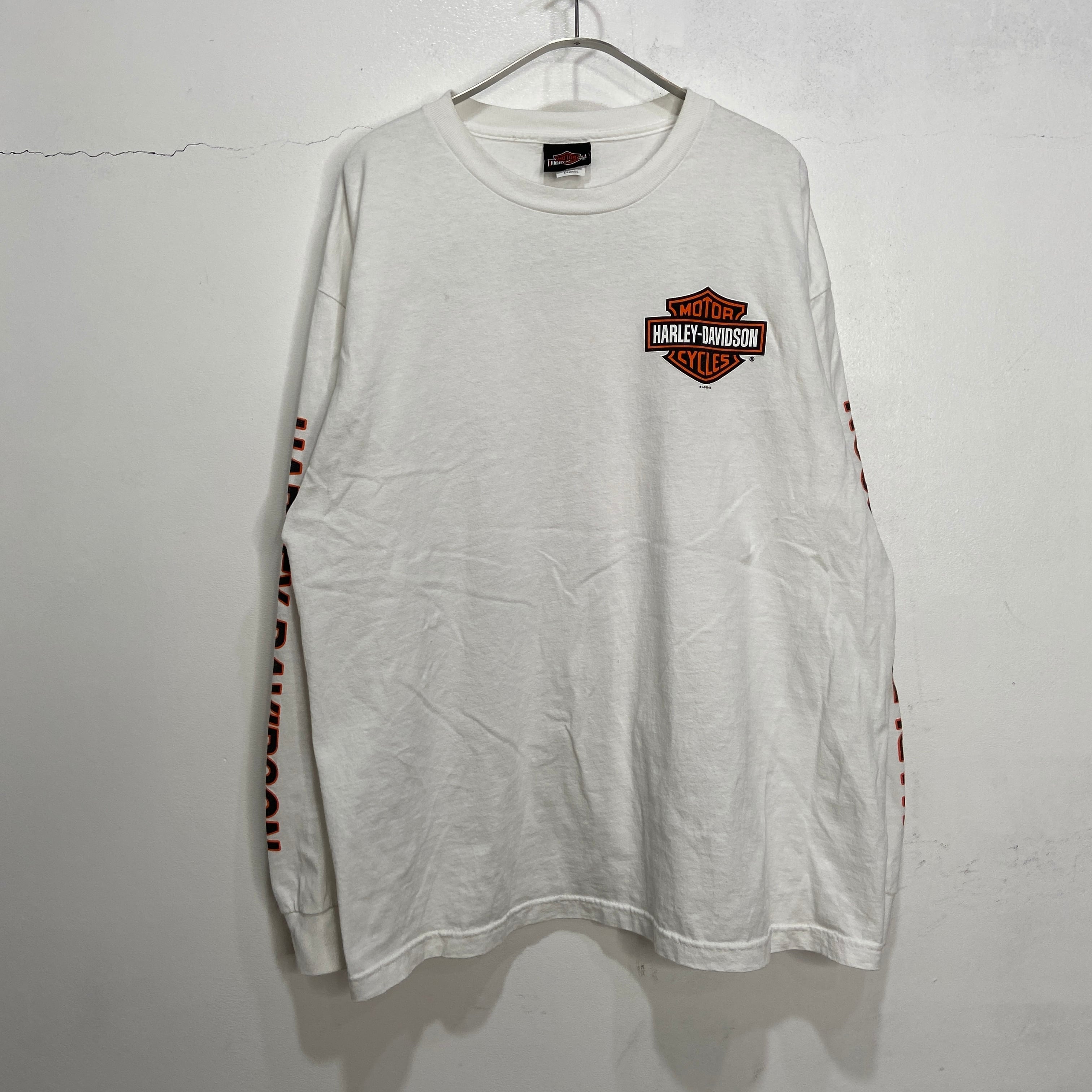 ハーレーダビッドソン 袖ロゴ　バックプリント　ロンT ハーレーダビッドソン 袖ロゴ バックプリント ロンT HARLEY-DAVIDSON