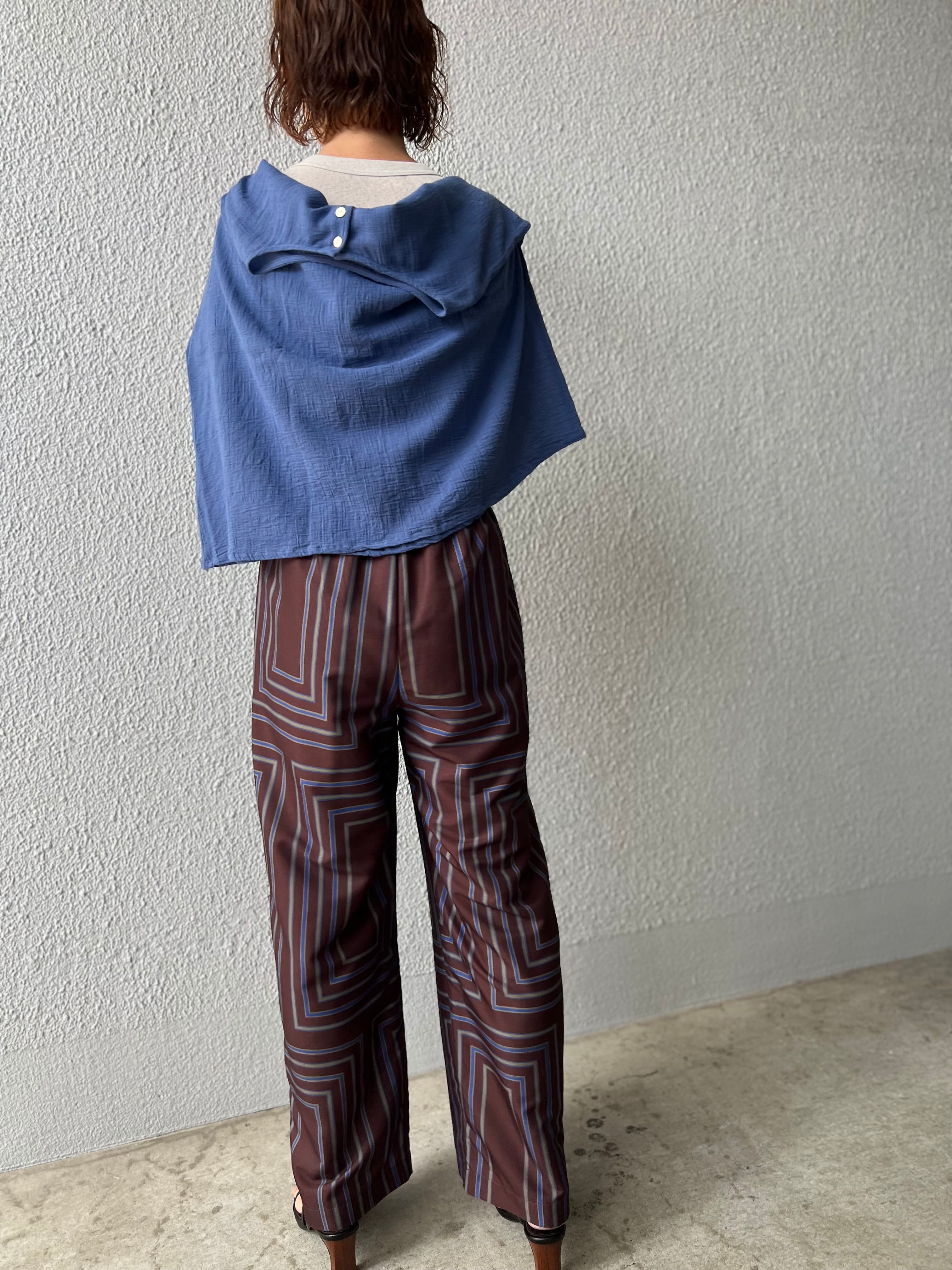 【CHIGNON】3454-026MK オリジナルスクエアパネル柄パンツ