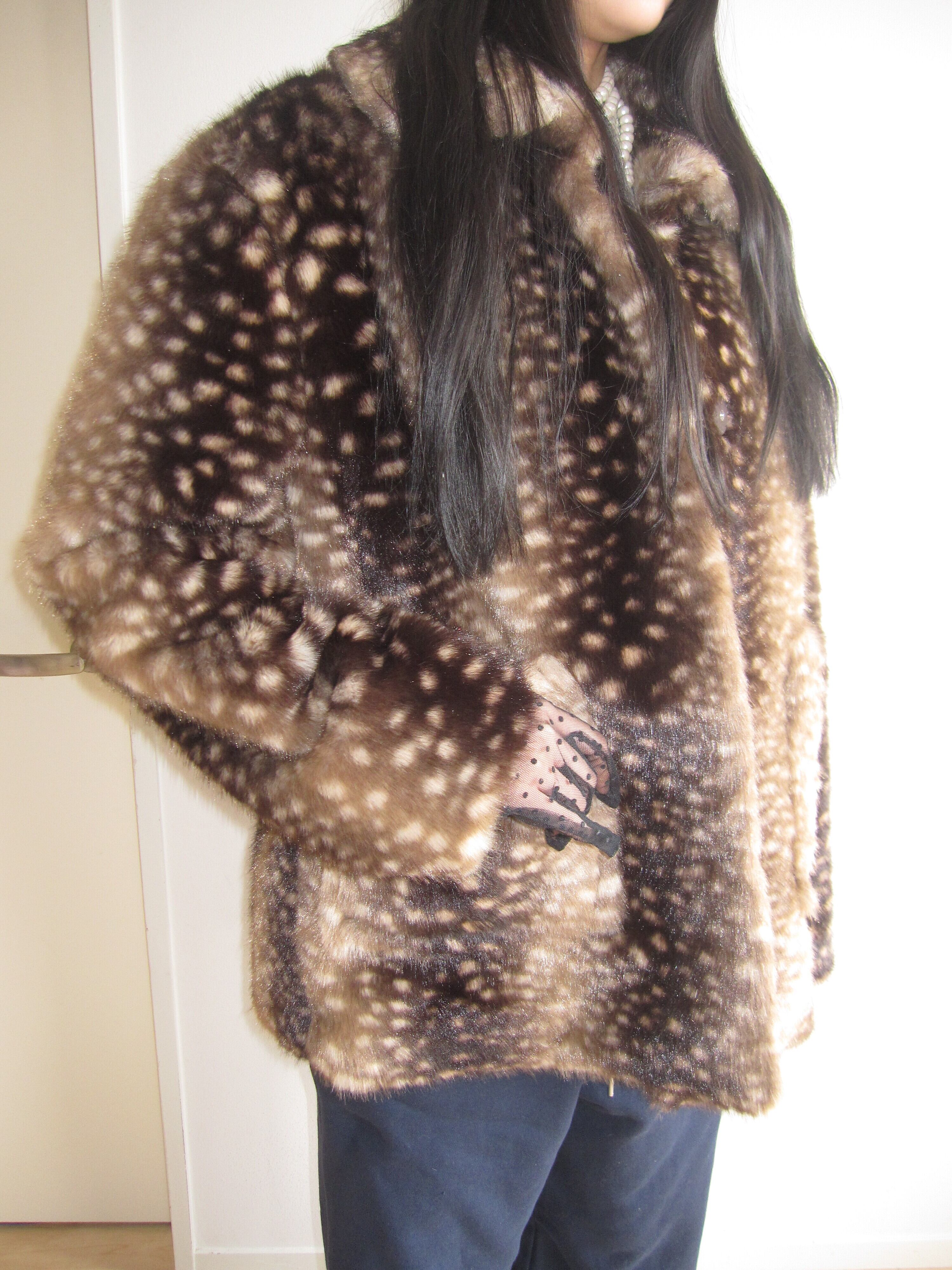 Bambi Fur Jacket brown | n.k atelier
