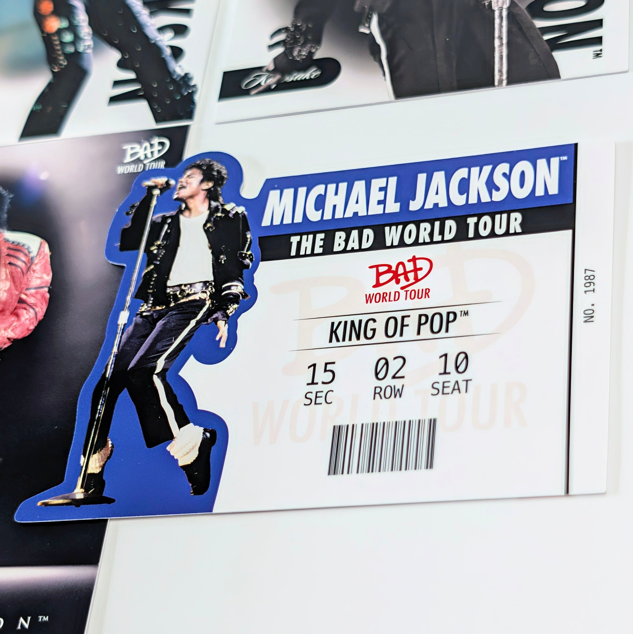 ⚡️SUPER LIMITED⚡️送料無料！【 Michael Jackson   ( マイケルジャクソン ) 】MICHAEL JACKSON Bad World Tour Keepsake Premiere Edition （1パック=4カード入）/ トレーディングカード / トレカ〚アメリカン雑貨 アメトイ〛