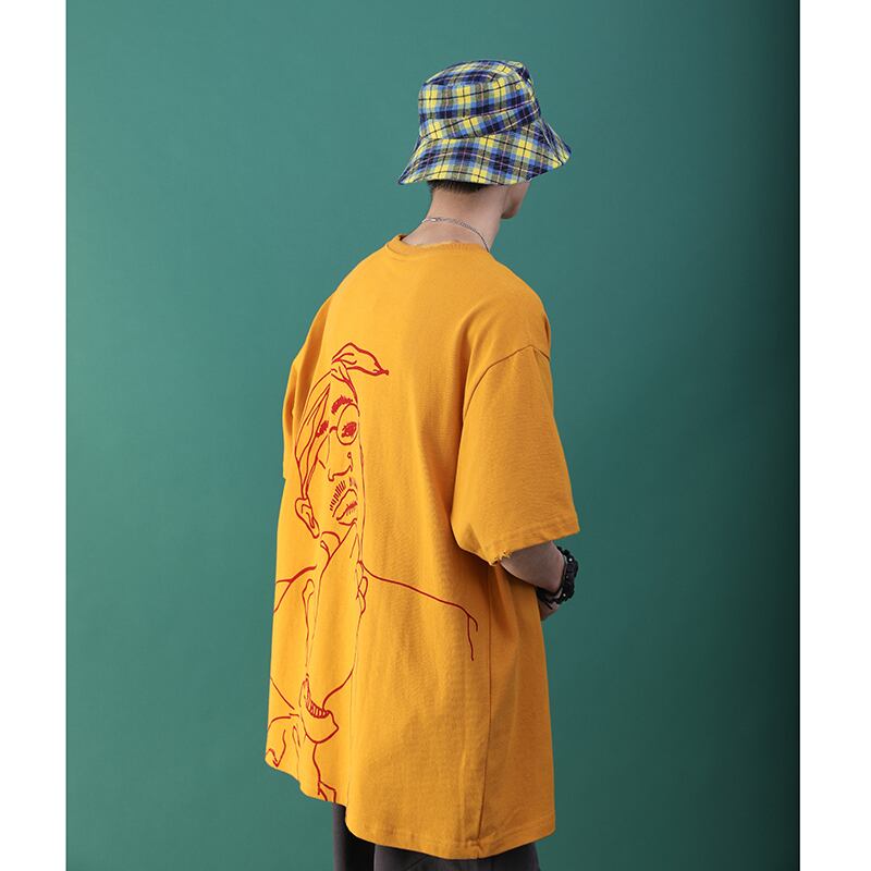 全3色 Tシャツ カットソー プリント カジュアル シンプル