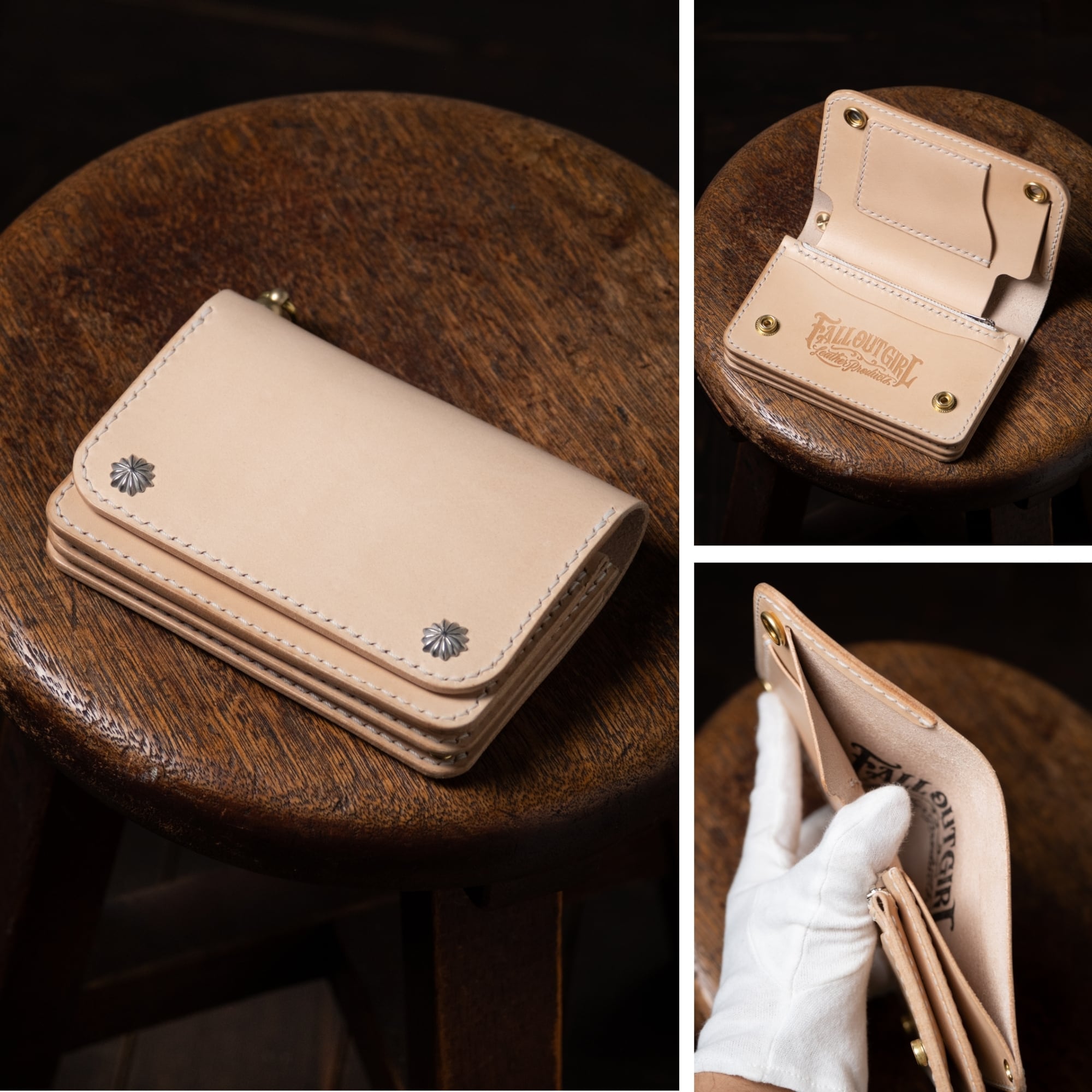 ミドル　トラッカーウォレット　M-TRUCKER T-5 Bi-Fold M-TRUCKER T-5 Bi-Fold Natural | FALL OUT GIRL