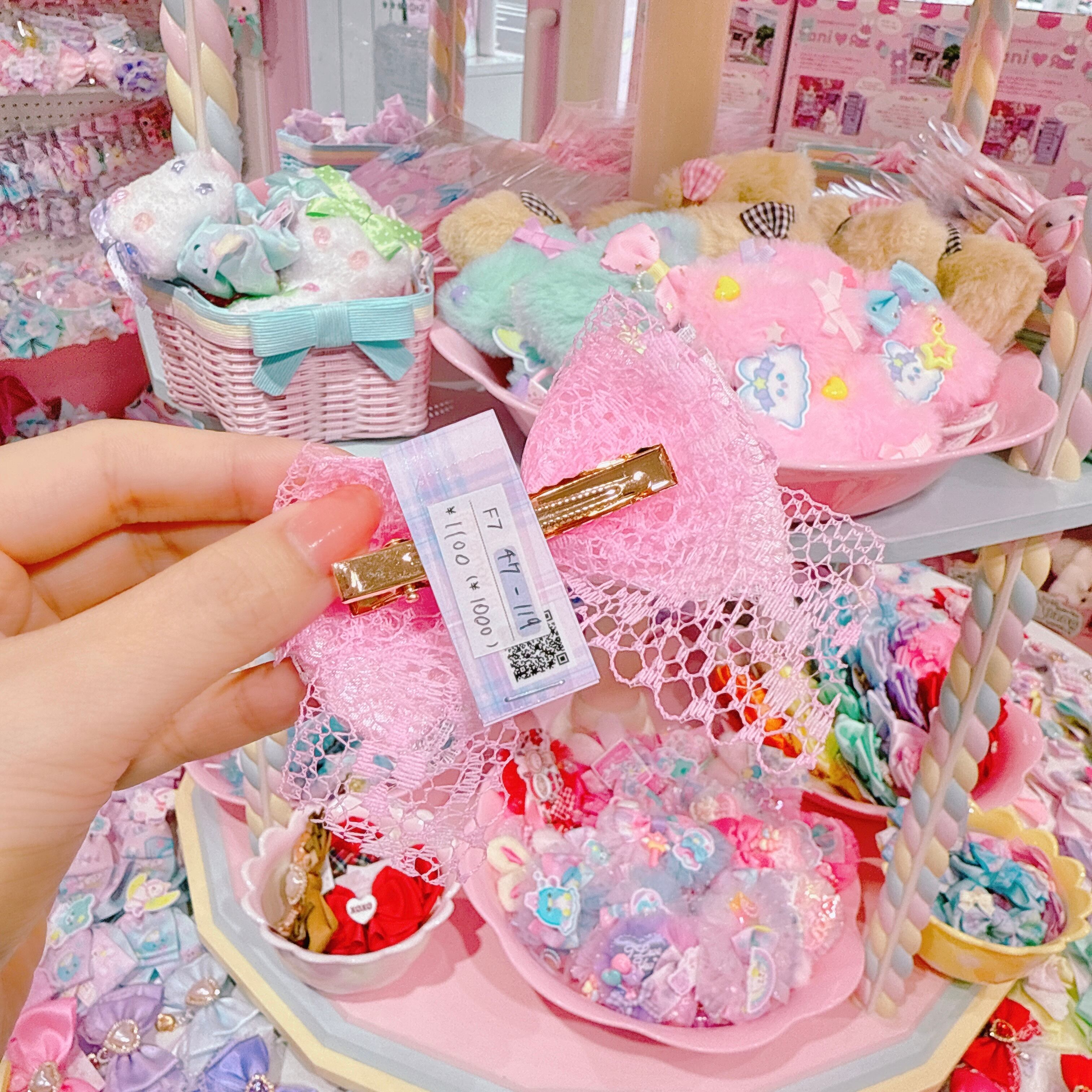 【F7】47-119推し色ヘアクリップ