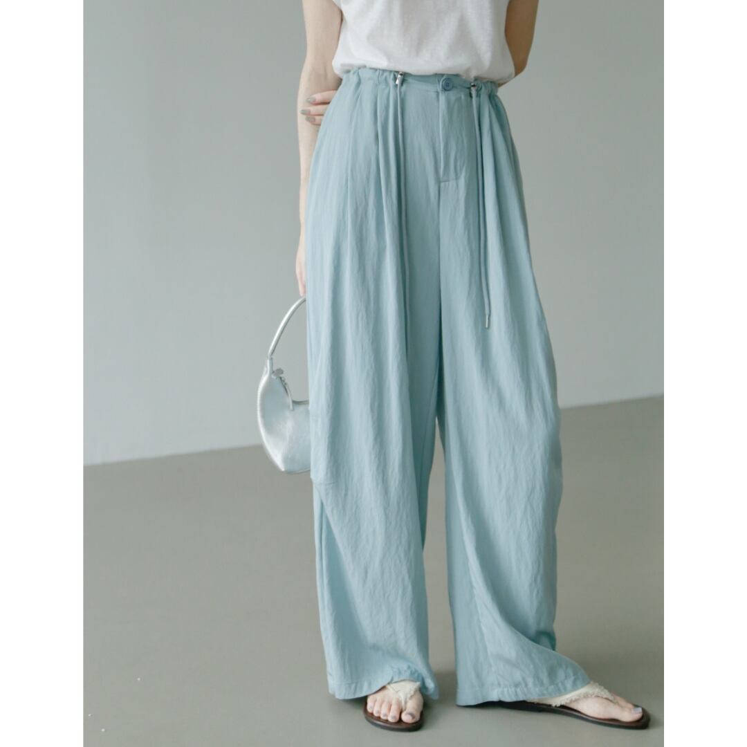 drawstring design casual pants