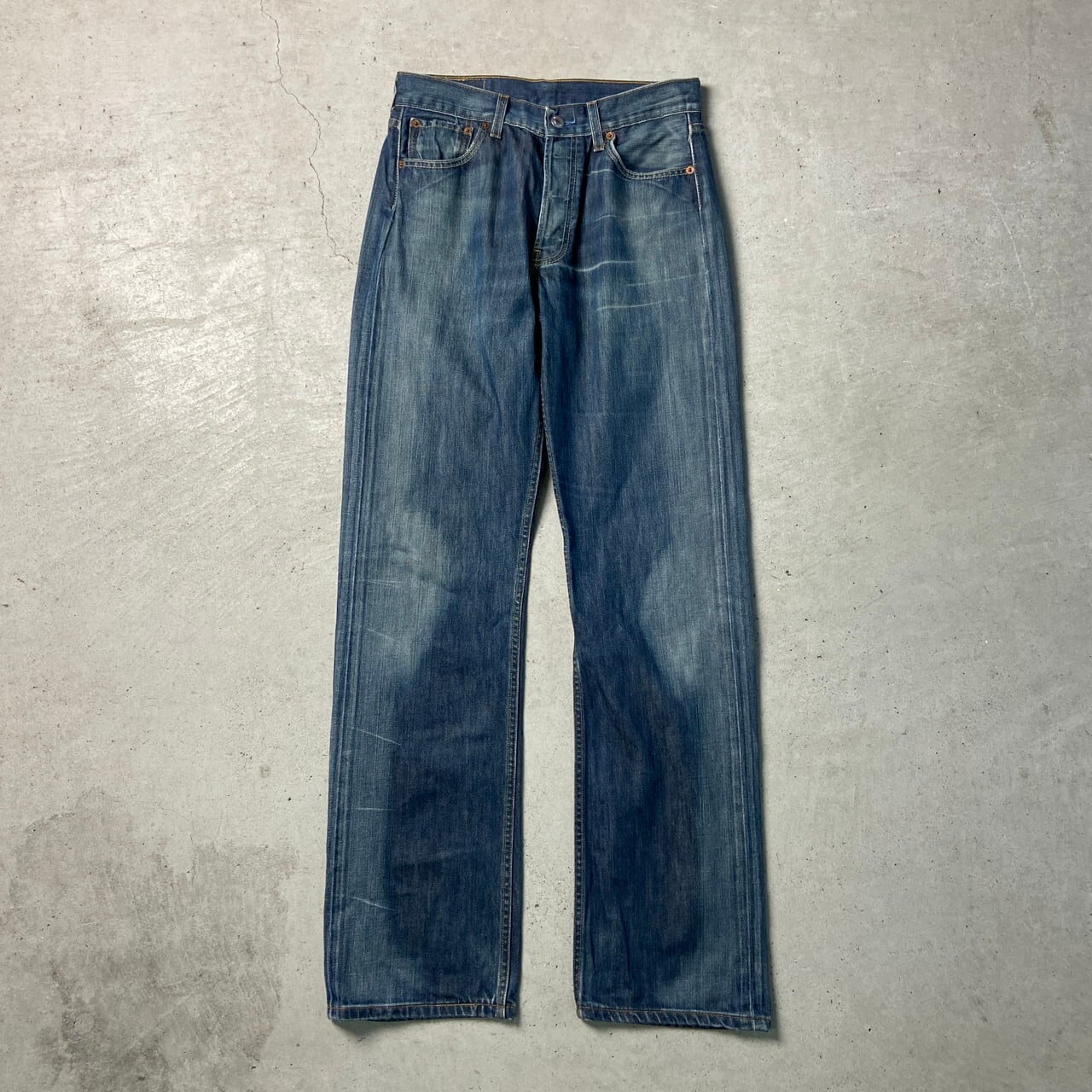 トルコ製 Levi's ユーロリーバイス 501 デニムパンツ エイジング加工